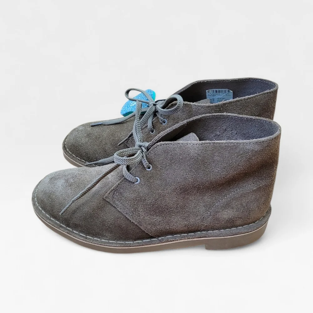 NWT CLARKS Bushacre 3 Sand Suede Desert Chukka Lace Up Boots Shoes 9 WIDE